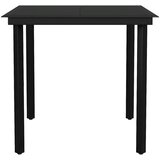  3-dijelni vrtni blagovaonski set od PVC ratana crni | shoptok.hr
