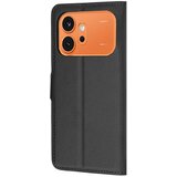 Techsuit Leather Folio preklopna maska za Honor 600 / 600 Pro – crna | shoptok.hr