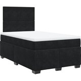 Box spring krevet s madracem crni 120 x 200 cm baršunasti | shoptok.hr