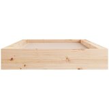  Okvir za krevet od masivnog drva 120 x 190 cm mali bračni | shoptok.hr