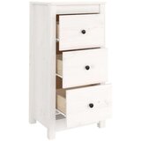  Komode 2 kom bijela 40x35x80 cm od masivne borovine | shoptok.hr