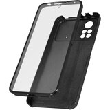 AVIZAR xiaomi poco X4 pro 5G integral case transparent front and black rigid back, (20631794) | Shoptok.si