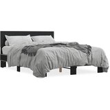  Okvir za krevet crni 120x190 cm konstruirano drvo i metal | shoptok.hr