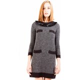 Love Moschino SHORT DRESS WOMAN GRAY u