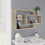 vidaXL Stenske police sonoma hrast 104x20x58,5 cm iverna plošča, (20621347) | Shoptok.si