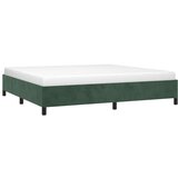  Posteljni okvir temno zelen 200x200 cm žamet, (20723466) | Shoptok.si