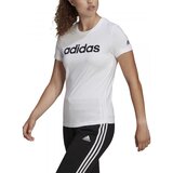 Adidas Ženske majice Loungewear Essentials Slim Logo Tee bela