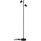Globo 57918SB - Podna lampa JAMES 2xGU10/5W/230V crna | Eponuda.com