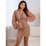 Edoti Women's mini dress with wide straps and v-neck ROSE DL | Eponuda.ba