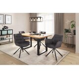 Zandiara jedilna miza canu, divji hrast, 140x90 | Shoptok.si