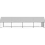Vanjski kavez za kokoši 3 x 8 x 2 m od pocinčanog čelika | shoptok.hr