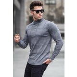 Madmext Sweater - Gray - Regular fit Cene