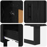  Highboard Crni hrast 69,5 x 31 x 115 cm Konstruirano drvo | shoptok.hr
