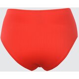 Trendyol Red Textured V Cut High Waist Bikini Bottom | shoptok.hr
