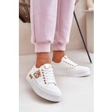 Boto Women's Platform Sneakers With Decorative Detail White Annisae | Shoptok.si