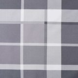  Jastuk za vrtnu klupu sivi karirani 200x50x4 cm tkanina Oxford | shoptok.hr