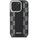 Dkny PU Leather Checkered Pattern Magsafe iPhone 16 Pro Black Ovitek za telefon Vijolična | Shoptok.si
