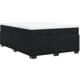 The Living Store Box spring posteljni z vzmetnico črn 140x190 cm žamet - Box Spring Postelja, (21492202) | Shoptok.si