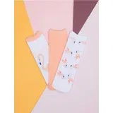 Sinsay komplet od 3 para čarapa za djevojčice YC485-MLC