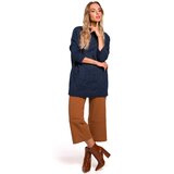 Made Of Emotion Woman's Pullover M470 Navy Blue Cene