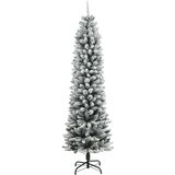 vidaXL Umjetno božićno drvce s 300 LED žarulja i snijegom 180 cm - 180 cm 1 s LED svjetlima | shoptok.hr