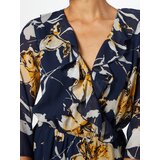 About you Obleka 'Zuri' temno modra / mešane barve | Shoptok.si