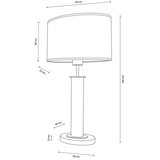  Spot-Light 7017400111525 - Stona lampa MERCEDES 1xE27/40W/230V hrast | Eponuda.com
