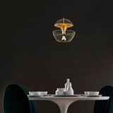 Opviq lights viseča svetilka v zlati barvi s kovinskim senčnikom ø 30 cm telmander – | Shoptok.si