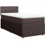 Maison Chic Box spring postelja - Vzmetna postelja z vzmetnico temno rjav 90x190 cm blago SL22878, (21891838) | Shoptok.si