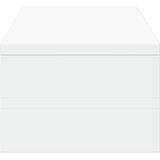  Stalak za monitor bijeli 54 x 22 x 15 cm od konstruiranog drva | shoptok.hr