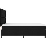 vidaXL krevet s kutijom s madracem crni 140x200 cm tkanina | shoptok.hr