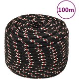 vidaXL brodski konop crni 12 mm 100 m od polipropilena Cijene