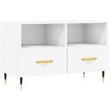 TV ormarić bijeli 80 x 36 x 50 cm od konstruiranog drva | shoptok.hr