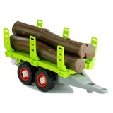 Vrteči traktor s prikolico za drva 43 cm - zeleno | Shoptok.si
