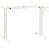  Stol Bjela i prirodna 140 x 60 cm Čvrsto Hrastovo Drvo | shoptok.hr