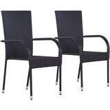  3-dijelni vrtni blagovaonski set crni | Eponuda.ba
