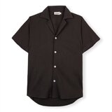 IMAGO Srajce z dolgimi rokavi Waffle Shirt - Black Črna Cene