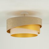  duolla - plafonski luster kobo 1xE27/15W/230V prečnik 45 cm bež/zlatna/krem | Eponuda.com