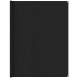 vidaXL tepih za šator 250 x 450 cm crni Cijene