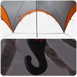 za zabave s krovom Siva i narančasta 600 x 600 x 400 cm | Eponuda.com