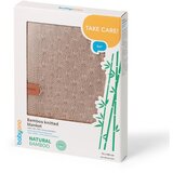 BabyOno Pletena bambus dekica 75x100 cm, tamno bež | shoptok.hr