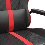  Masažna igraća stolica crveno-crna od umjetne kože | shoptok.hr