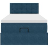  Okvir kreveta s madraca tamnoplavi 90x200cm baršunasti | shoptok.hr