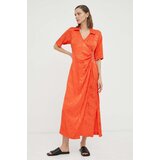 2NDDAY Obleka oranžna barva | Shoptok.si