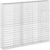  Gabion s žicom debljine 3,5 mm i mrežom 5x10 cm 250x30x200 cm | shoptok.hr