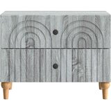  Noćni ormar Siva sonoma 62 x 34,5 x 48 cm Konstruirano drvo | Eponuda.com