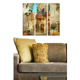 Wallity MDF1279678 multicolor decorative mdf painting (3 pieces) Cene