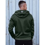 DStreet Bluza męska rozpinana z kapturem zielona | shoptok.hr