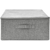  Kutija za pohranu od tkanine 70 x 40 x 18 cm siva | Eponuda.com