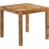 vidaXL jedilna miza iz trdnega mangovega lesa 82x80x76 cm | Shoptok.si